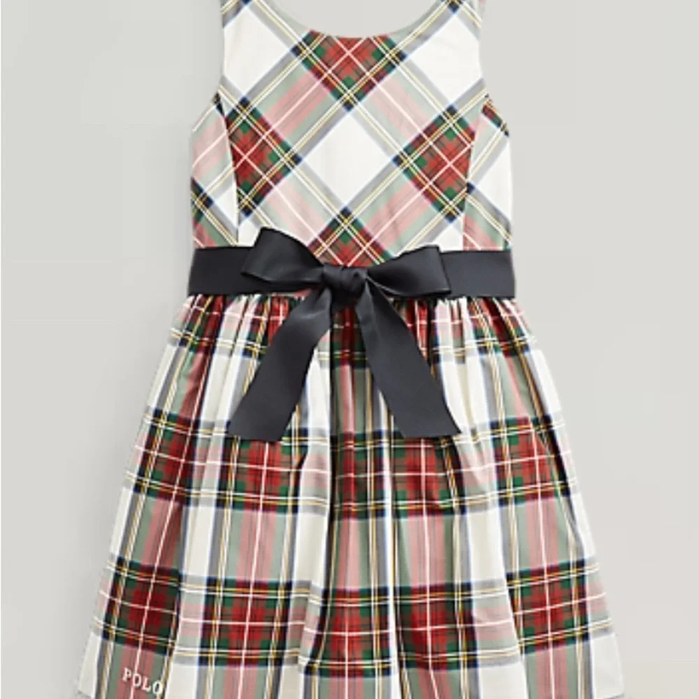 Polo by Ralph Lauren Plaid Fit-and-Flare Girl’s Dress size 5